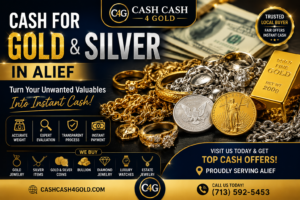 Cash for Gold Silver in ALIEF | Sell Gold, Silver & Jewelry for Cash